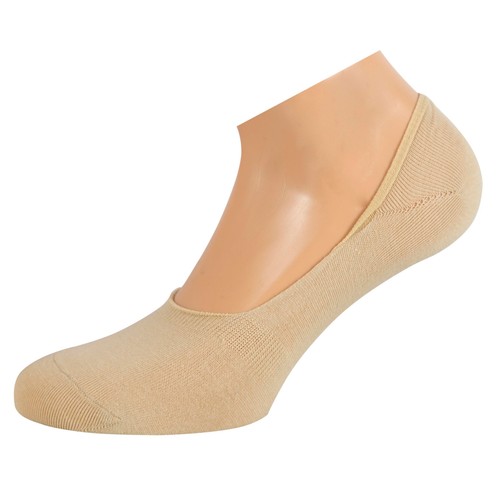 Pack de 3 pares de salvapies para hombre, POMPEA, color nude, talla 43/46.