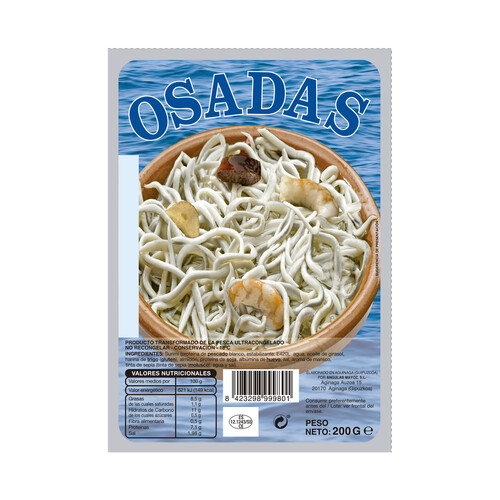 Sucedaneo de angula (surimi) OSADAS 200 g.