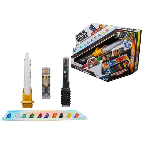 Star Wars, Sable de Luz con Cristal de Poder +4 Años HASBRO