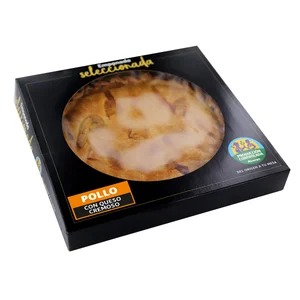 ALCAMPO CULTIVAMOS LO BUENO Empanada de pollo con queso cremoso , 700g.