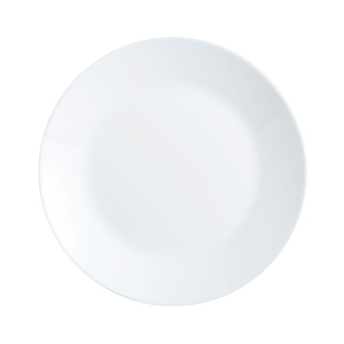 Vajilla completa de 18 piezas, 6 servicios, fabricada en vidrio opal modelo Zelie ARCOPAL