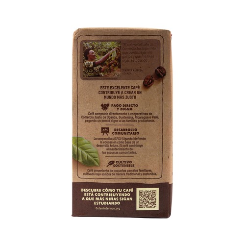 INTERMÓN OXFAM TIERRA MADRE Café molido natural 250 g.