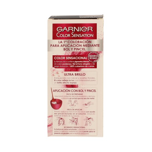 GARNIER Color sensation Tinte de pelo color castaño, tono 4.0.