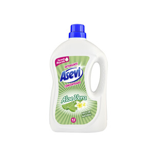 ASEVI Detergente líquido para ropa blanca y de color con aloe vera ASEVI 42 lav. 2,856 l.
