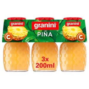 GRANINI Nectar de piña GRANINI VIDRIO pack 3 uds x 20 cl.