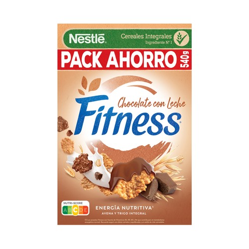 NESTLÉ FITNESS Cereales integrales de chocolate con leche 540 gr.