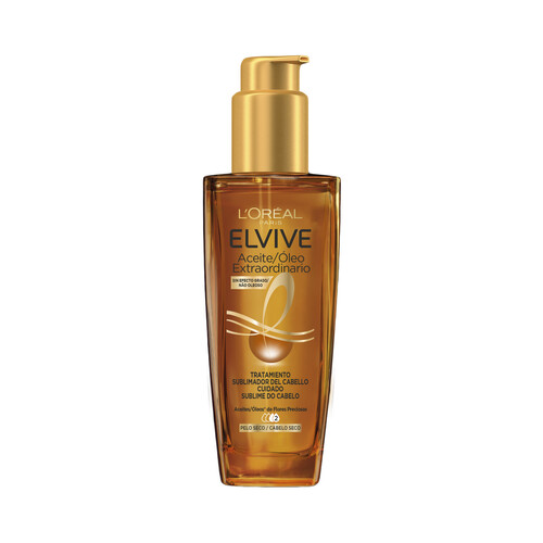 ELVIVE Tratamiento hidrantante y nutritivo para cabellos secos ELVIVE Aceite extraordinario 100 ml.