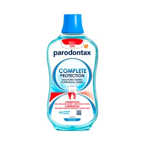 PARODONTAX Enjuague bucal de uso diario sin alcohol y con sabor a menta fresca PARODONTAX Complete protection 500 ml.