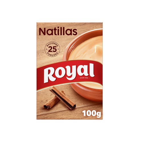 ROYAL Preparado en polvo para hacer natillas caseras 100 g.
