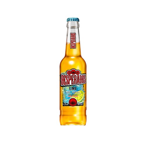 Cerveza con lima y tequila DESPERADOS 33 cl.
