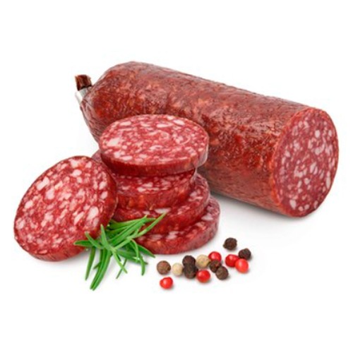 AUCHAN Salami extra Producto Alcampo - Loncha normal 2 a 3 mm