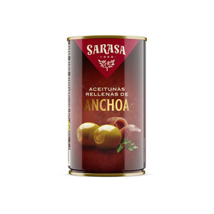 SARASA Aceituna rellena anchoa SARASA (Selección especial) 185 gr.
