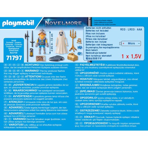 PLAYMOBIL. 71797 Starter Pack Fantasma y caballero Novelmore