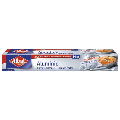 Papel de aluminio ALBAL 30 metros 1 ud.