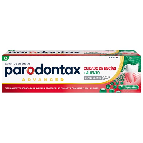 PARODONTAX Pasta de dientes blanqueante, cuidado de encías y aliento 75 ml.