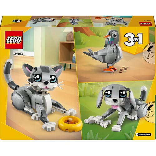 LEGO Creator Gato Juguetón 31163, 407 piezas, +8 años.