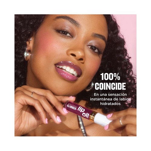REVLON Super lustrous glimmer tono 001 Candy hearts Aceite labial con efecto hidratante.