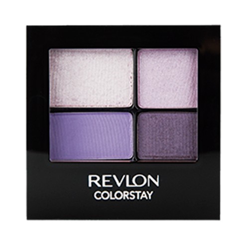 REVLON Colorstay Tono 530 Seductive  Sombra de ojos con 4 tonos lilas de larga duración con textura cremosa.