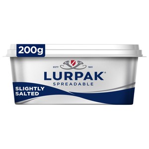 Imagen de LURPAK Materia grasa (78%) fácil de untar, ligeramente salada tarrina 200 g.