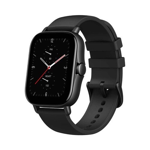  Smartwatch AMAZFIT GTS 2e negro, pantalla 4,19cm (1,65) Amoled, Bluetooth, nivel estrés, frecuencia cardiáca.