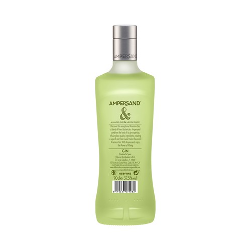 AMPERSAND Ginebra con un toque de melón botella 70 cl.