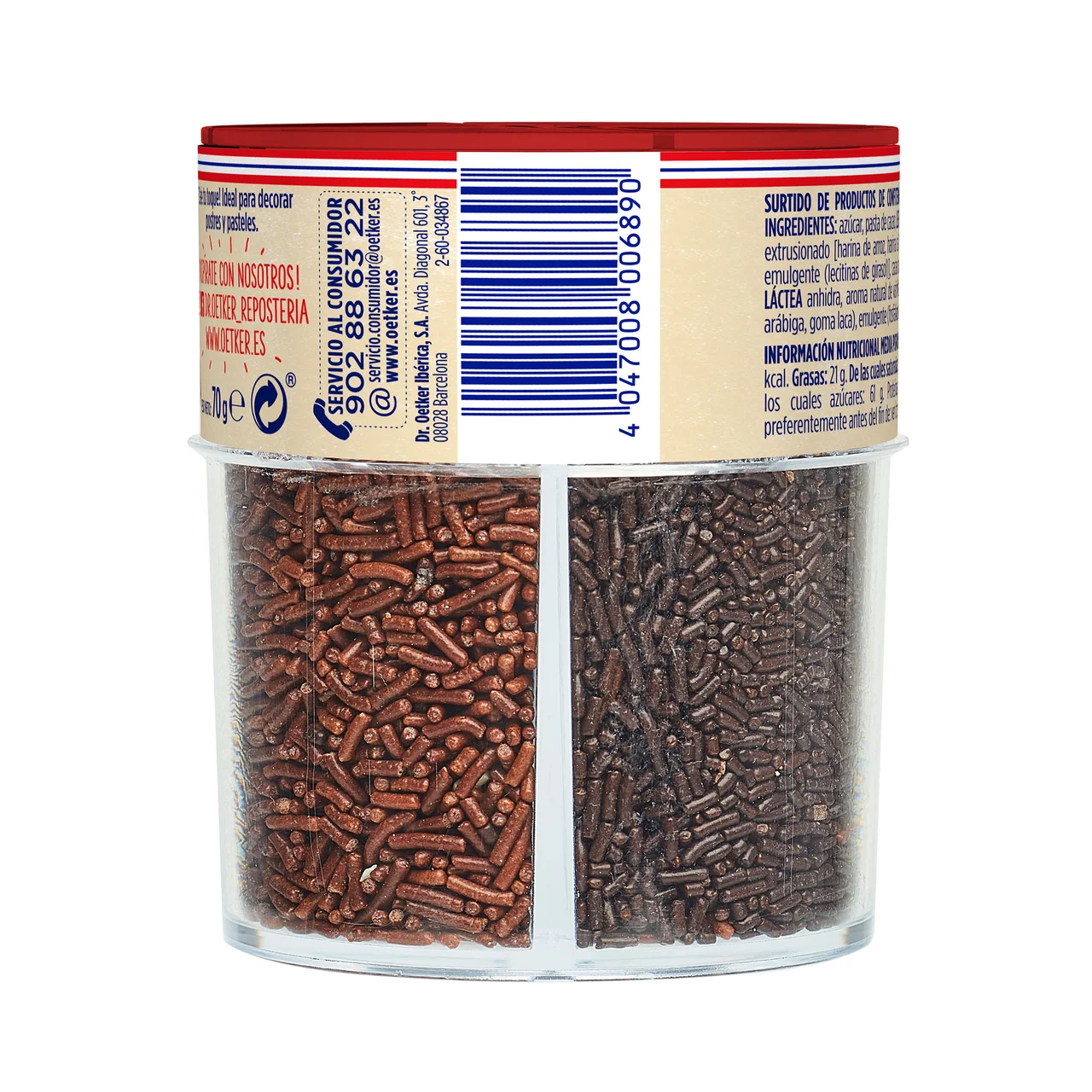 DR. OETKER Bote chocolate decomagia, DOCTOR OETKER, 70 g.