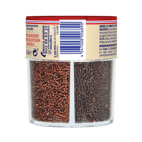 DR. OETKER Bote chocolate decomagia, DOCTOR OETKER, 70 g.