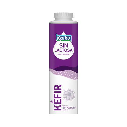 Kefir natural sin lactosa y sin azúcares añadidos KAIKU Sin lactosa 480 g.