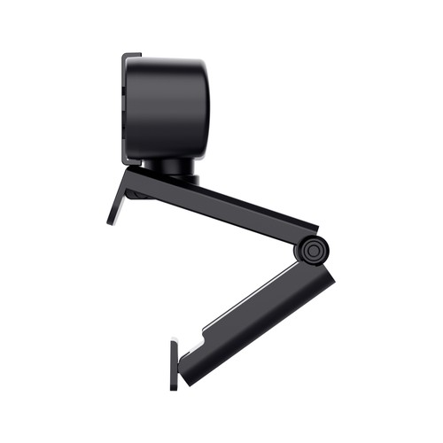 Webcam TRUST tanor, microfono integrado, puerto USB A, cubierta deslizante.