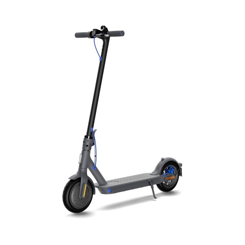 Patinete eléctrico XIAOMI Mi Electric Scooter 3 negro, 300W, vel max 25km/h, ruedas 8,5", autonomía hasta 30Km, carga max 100Kg.