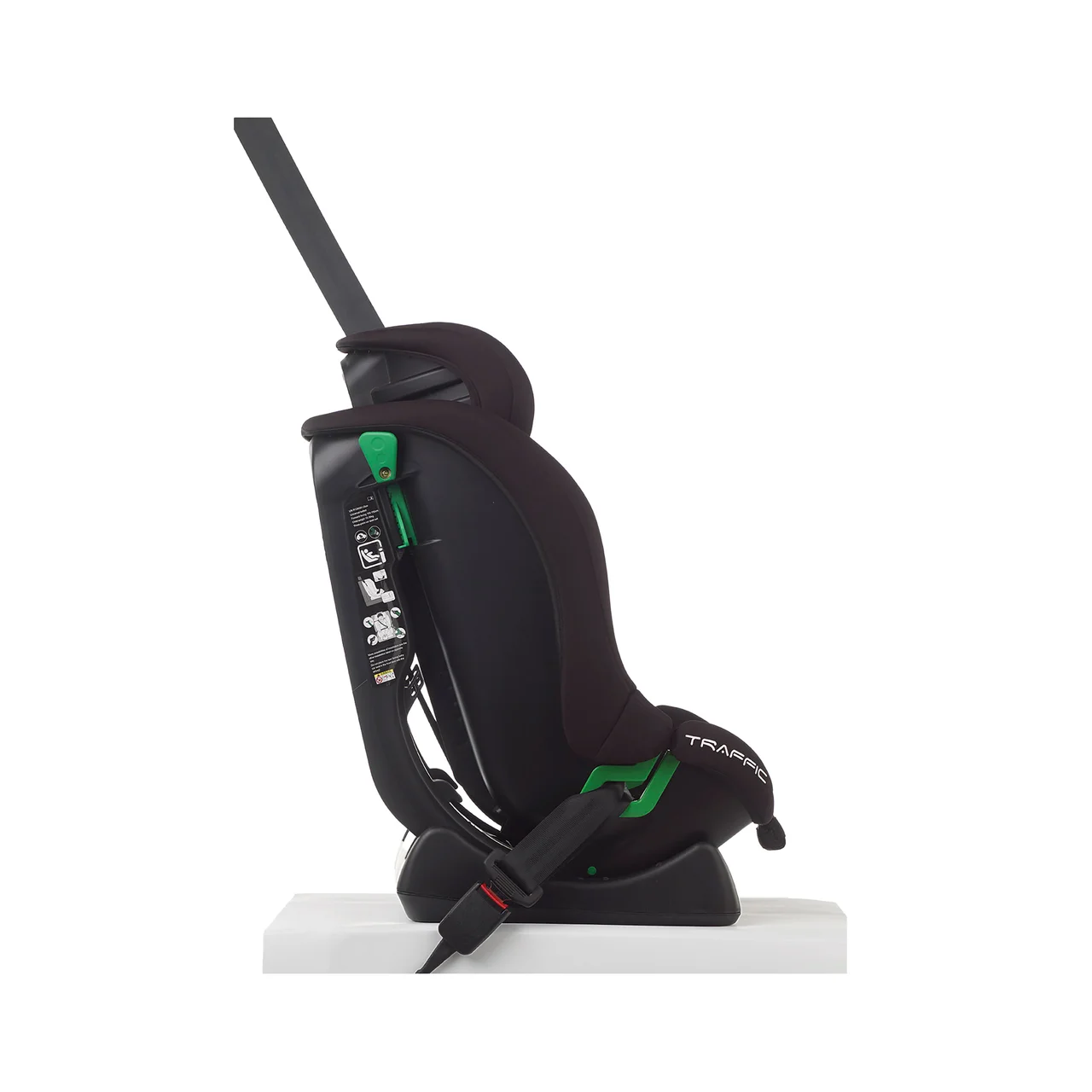 Silla de auto Traffic, i-Size (40-150cm), color negro.