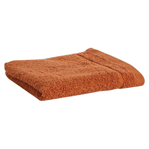 Toalla de tocador color marrón, 400g/m², ACTUEL.