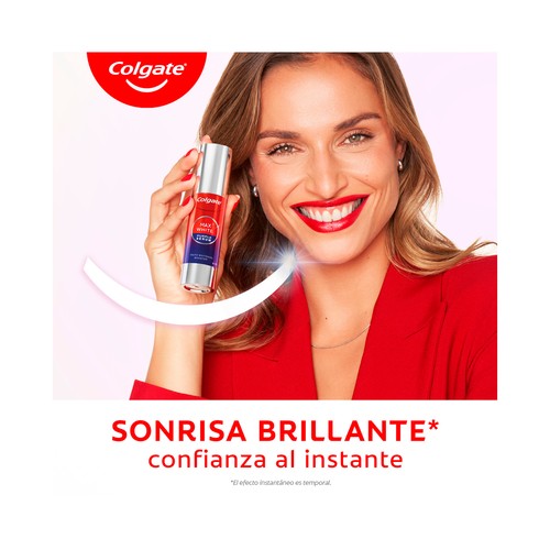 COLGATE Max white Sérum post cepillado, potenciador del blanqueado 40 ml.