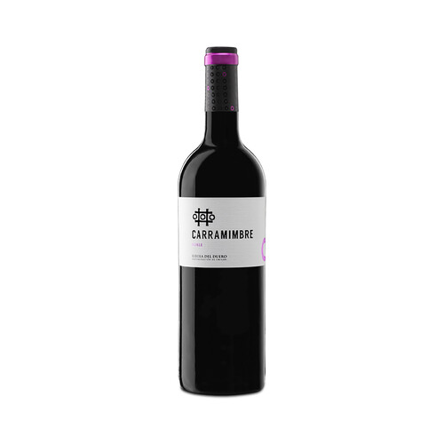 Vino tinto roble con denominación de origen Ribera del Duero CARRAMIMBRE botella de 75 cl.