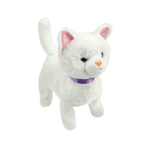 Gatito Andarin C/Son.Mueve La Cola y La Nariz 25Cm ONE TWO FUN ALCAMPO