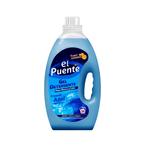 EL PUENTE Detergente liquido azul 4L 50 dosis