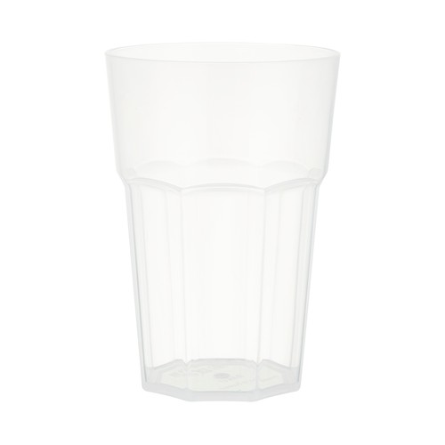 Vaso de plástico reutilizable, 0,4 litros, ACTUEL.