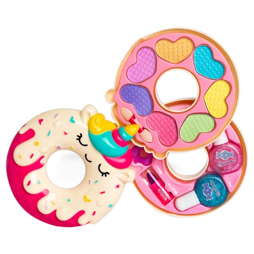 MARTINELIA Candy Estuche de maquillaje infantil con forma de rosquilla.
