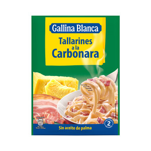 Imagen de GALLINA BLANCA Tallarines a la carbonara sobre de 143 g.