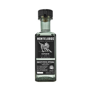 Imagen de MONTELOBOS Espadiín Mezcal artesanal elaborado con agave 100% orgánico botella 70 cl.