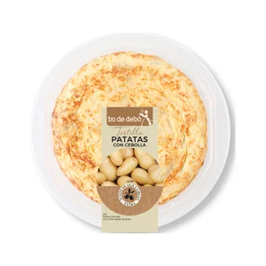 BO DE DEBÓ Tortilla fresca de patatas con cebolla, elaborada sin gluten y sin lactosa BO DE DEBÓ 335 g.