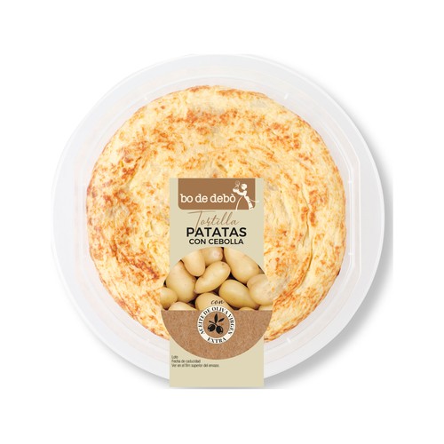 BO DE DEBÓ Tortilla fresca de patatas con cebolla, elaborada sin gluten y sin lactosa BO DE DEBÓ 335 g.