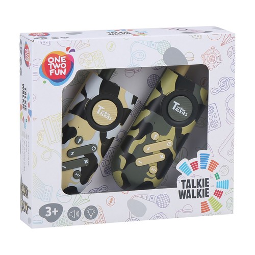 Walkie Talkie con luz, modelos surtidos +3 Años ONE, TWO FUN