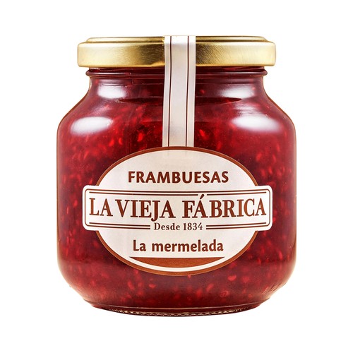 LA VIEJA FÁBRICA Mermelada de frambuesa 350 gr.