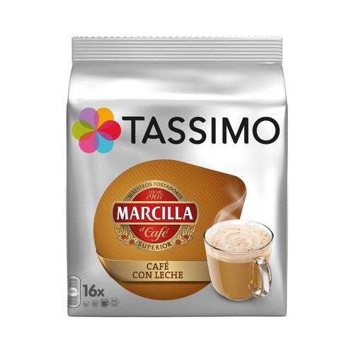 Café con leche en monidiosis TASSIMIO MARCILLA 16 uds.