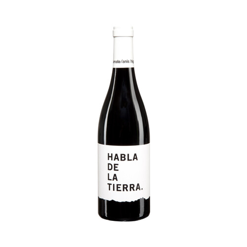 HABLA DE LA TIERRA Vino tinto crianza de la tierra de Extremadura HABLA De la tierra botella de 75 cl.