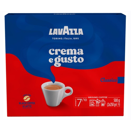 Café molido Crema e Gusto LAVAZZA 500 gr.