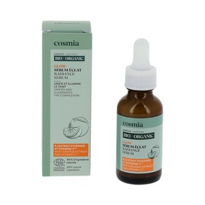 Imagen de COSMIA Bio Sérum facial iluminador con extracto de naranja y vitamina C 30 ml.