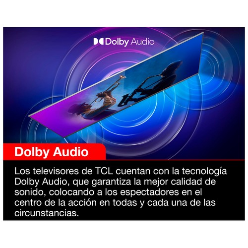 Televisión 165,1 cm (65") LED TCL 65P635 4K, HDR10, SMART TV, WIFI, BLUETOOTH, TDT T2, USB reproductor, 3HDMI, 60HZ.
