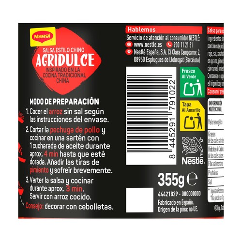 MAGGI Salsa agridulce sweet&sour 355 g